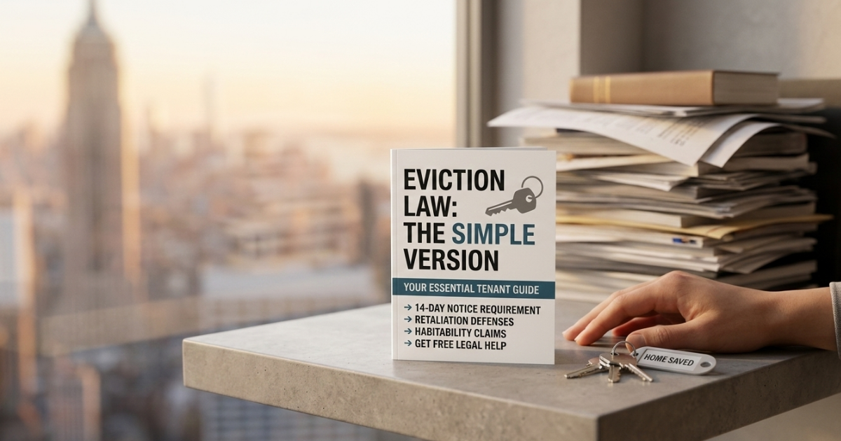 Eviction Laws Feel Overwhelming? Here's the Simple Version Every Tenant Needs